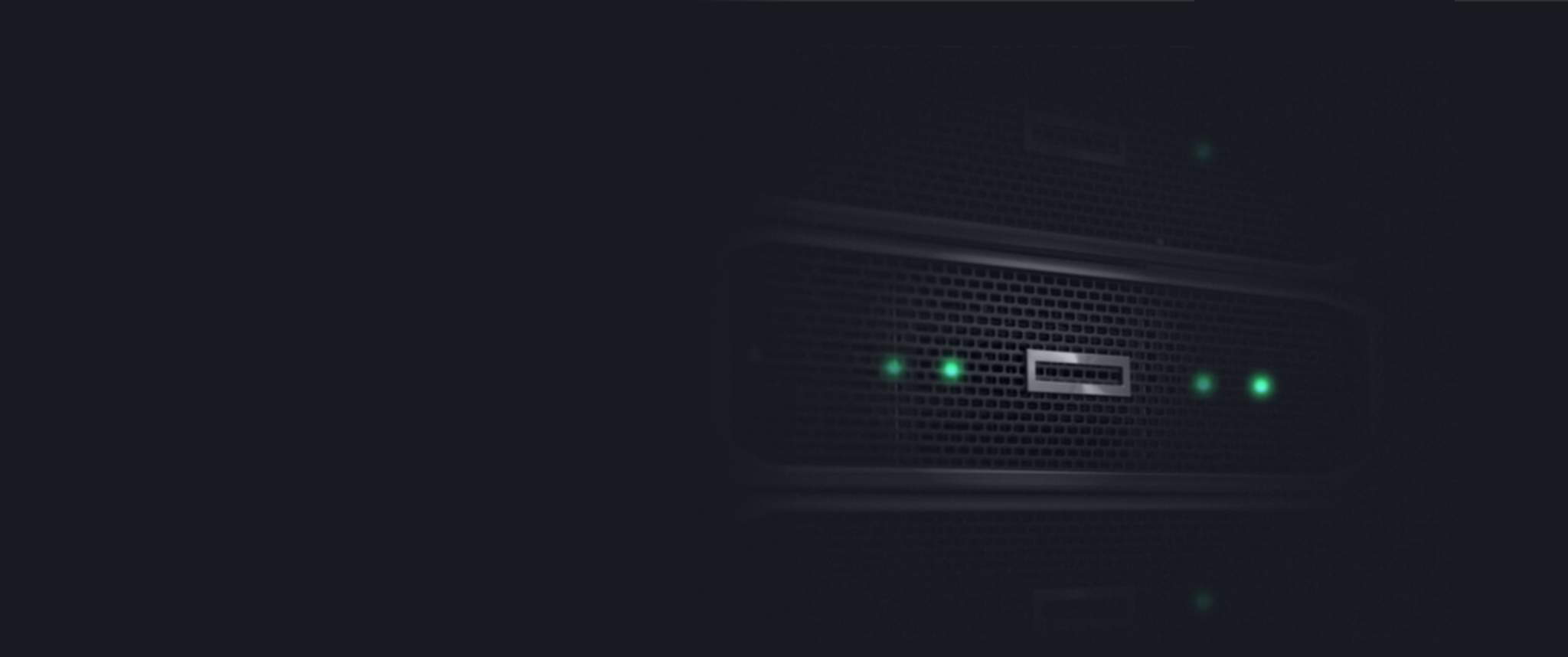 BoostNet 官方专网服务器机架背景